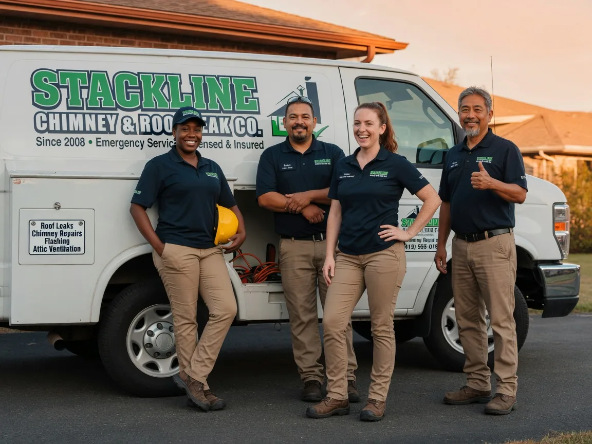 Chimney flashing repair company in Leonville, LA